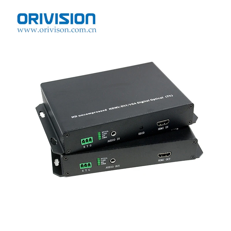 1920*1200 HDMI Single mode 1-core Optical Fiber Extender Support EDID ,Audio input, 20KM, HDMI to LC SFP Extender