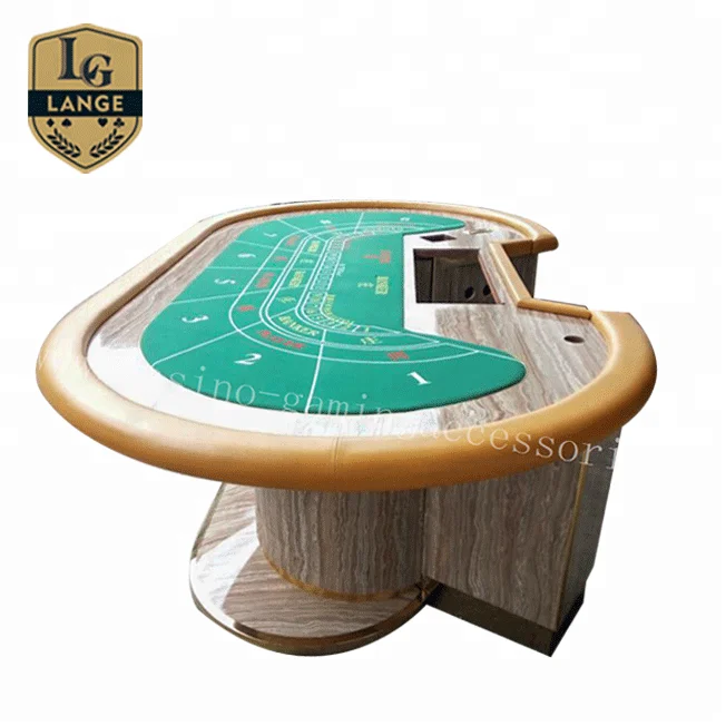 Custom Round Solid Wood Poker Table Texas Table de Poker