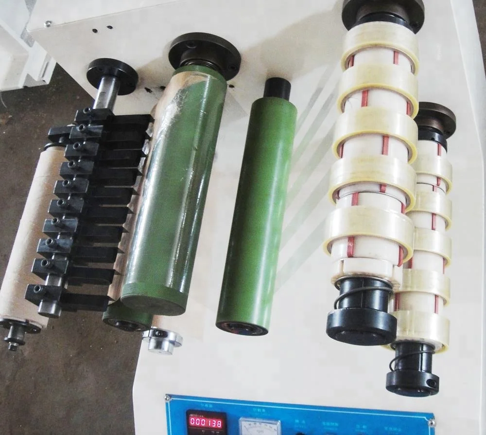 Mini adhesive tapes slitting rewinding machine for small factory start