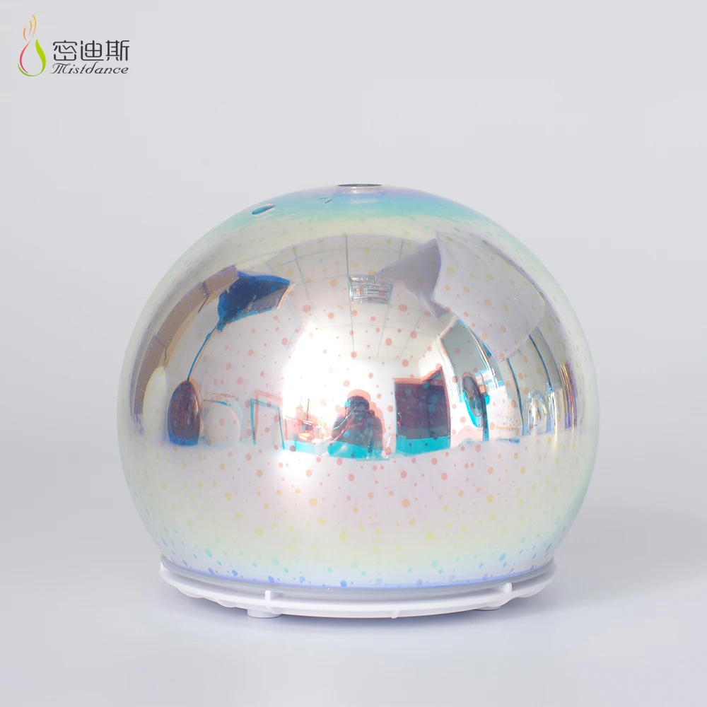 home fragrance diffuser glass 3d firework fog mist lamp electronic fragrance oil diffuser aromaterapia