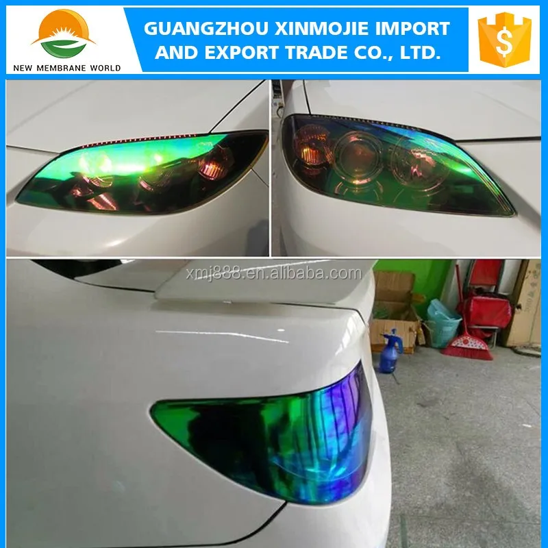 Auto Light Color Change Vinyl Film/Chameleon Headlight Foil