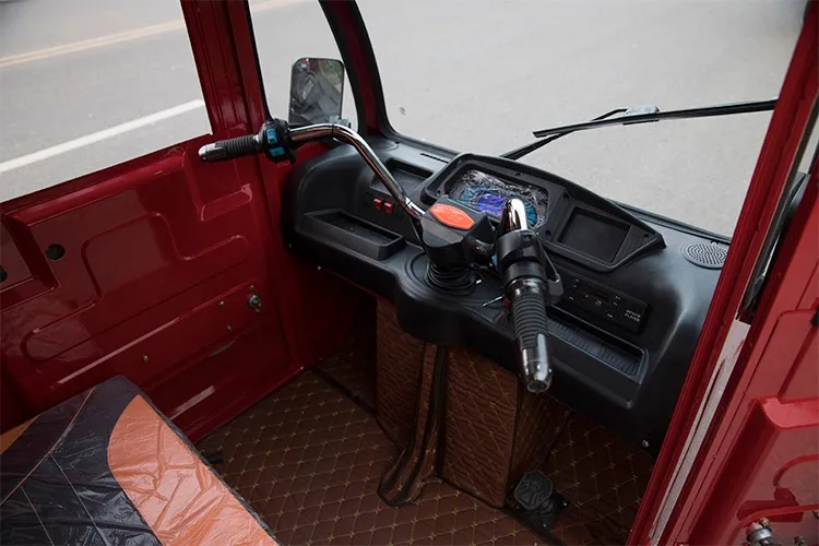 2021 г. MingHong Электрический трехколесный велосипед с закрытым кузовом для экспресс-доставки груза