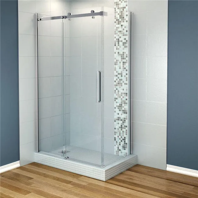 Europe Hot Sale Elegant Design Shower Enclosure Glass With Flat Edge Safety Corner