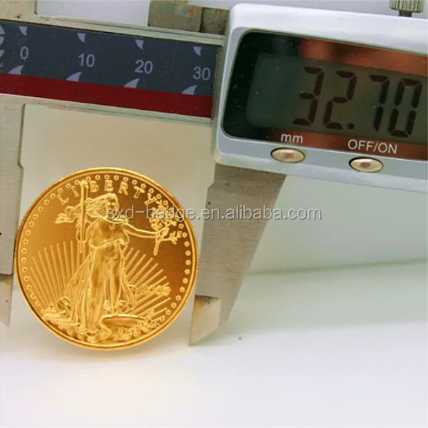 
22K Thick Gold Plated 1oz Gold American Eagle 