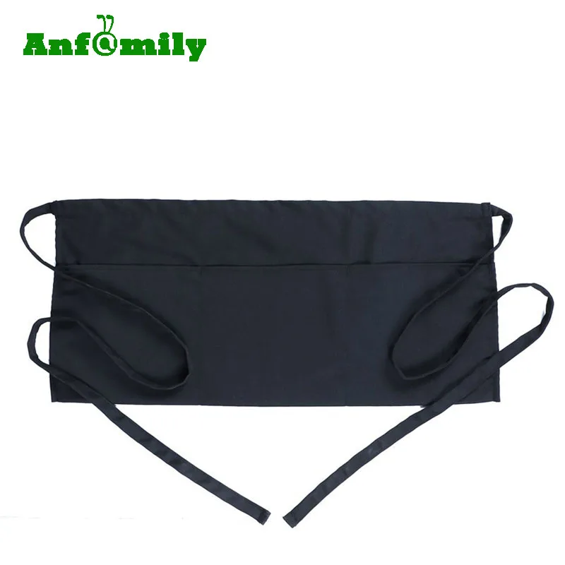 Custom Half Body Apron Waist Half Short Aprons Kitchen Restaurant for Women Men Server