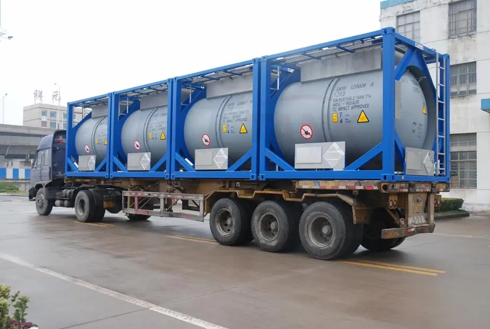 
Factory price stainless steel liquid transport 10ft tank container 