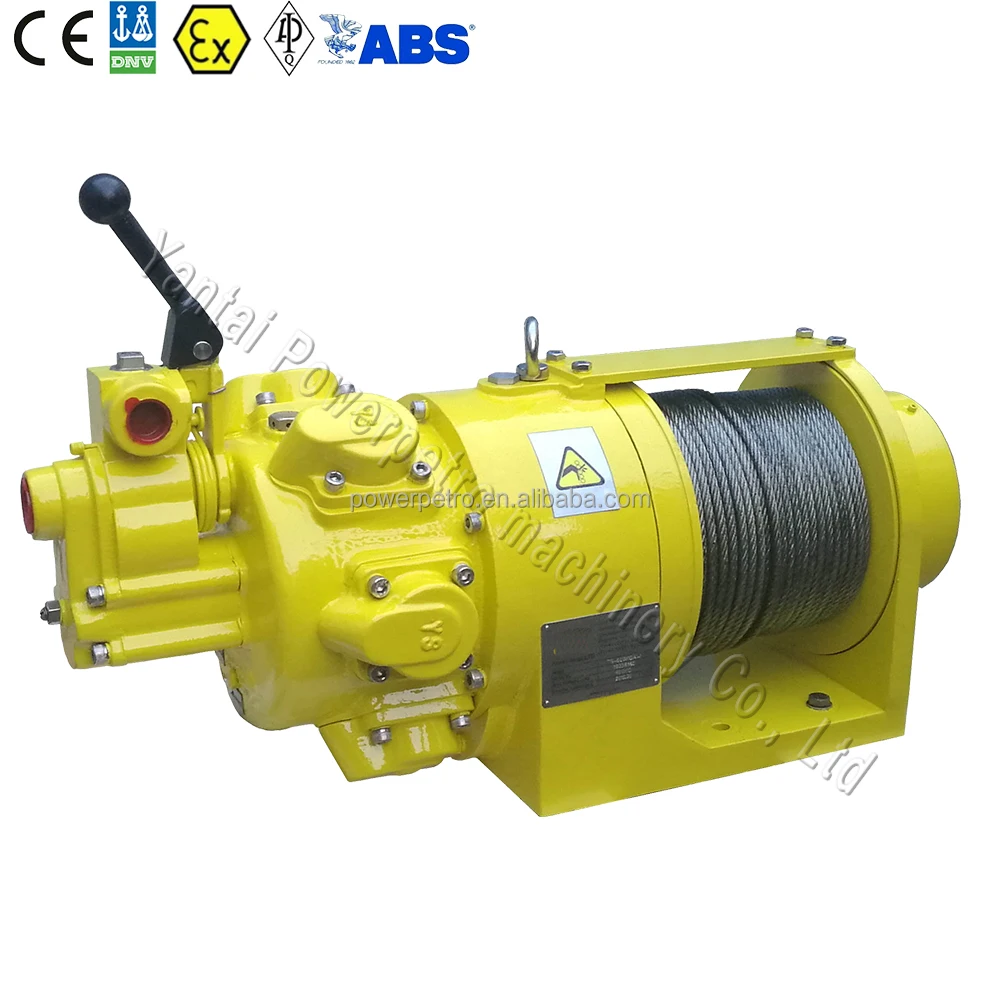 
petrol engine air powered winch with remote control 