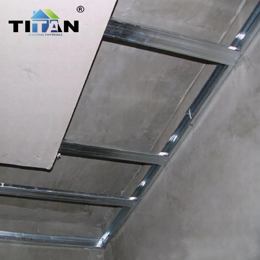 Galvanized Steel Profiles For Gypsum Metal Studs Track