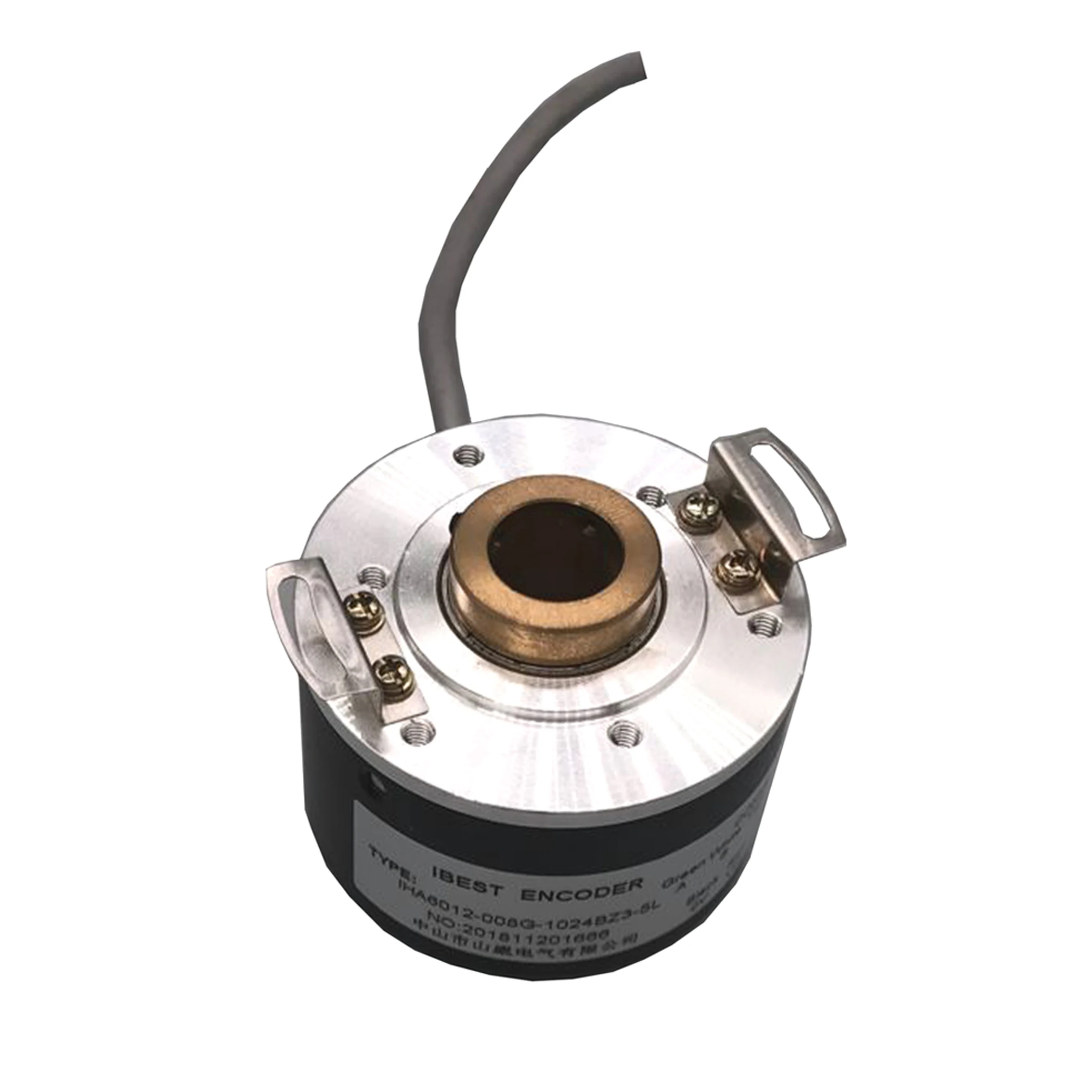 IHA9040 35mm 40mm Hollow Through Shaft Optical Elevator Motor Rotary Encoder Price 1024/2048/2500PPR  5Vdc/12V/24V (IBEST)