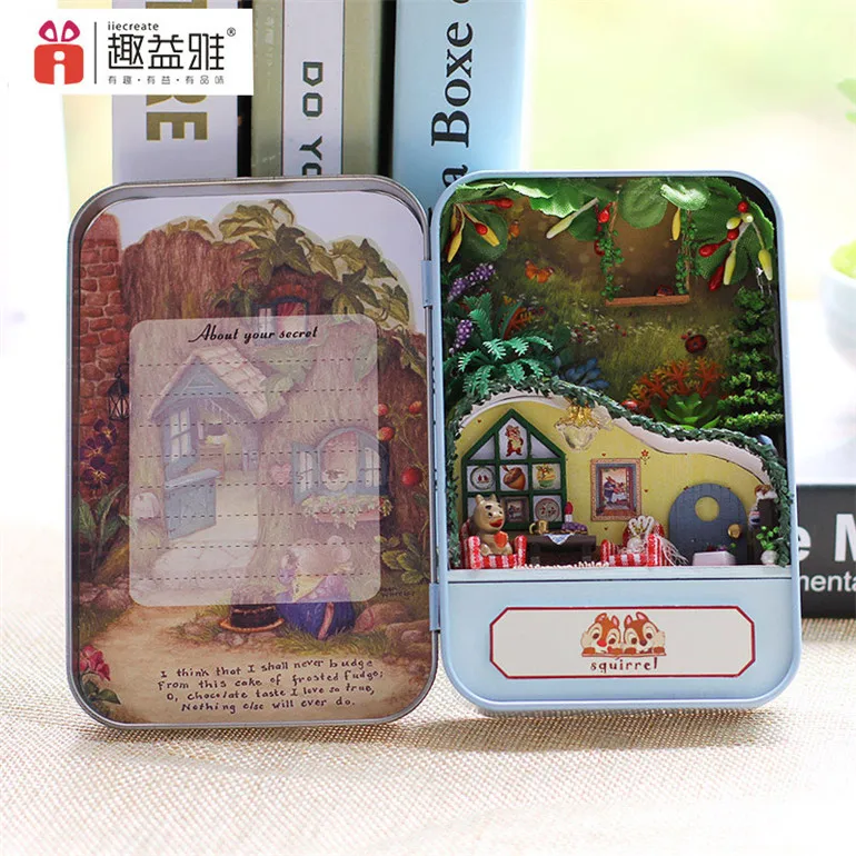 Новогодний бал в подарок boxdoll Большой DIY музыкальные игрушки коробки с свет