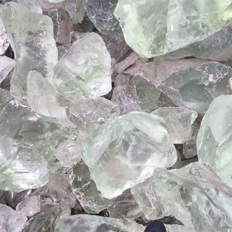 Best choice recycled pigmented tumbled glass rocks