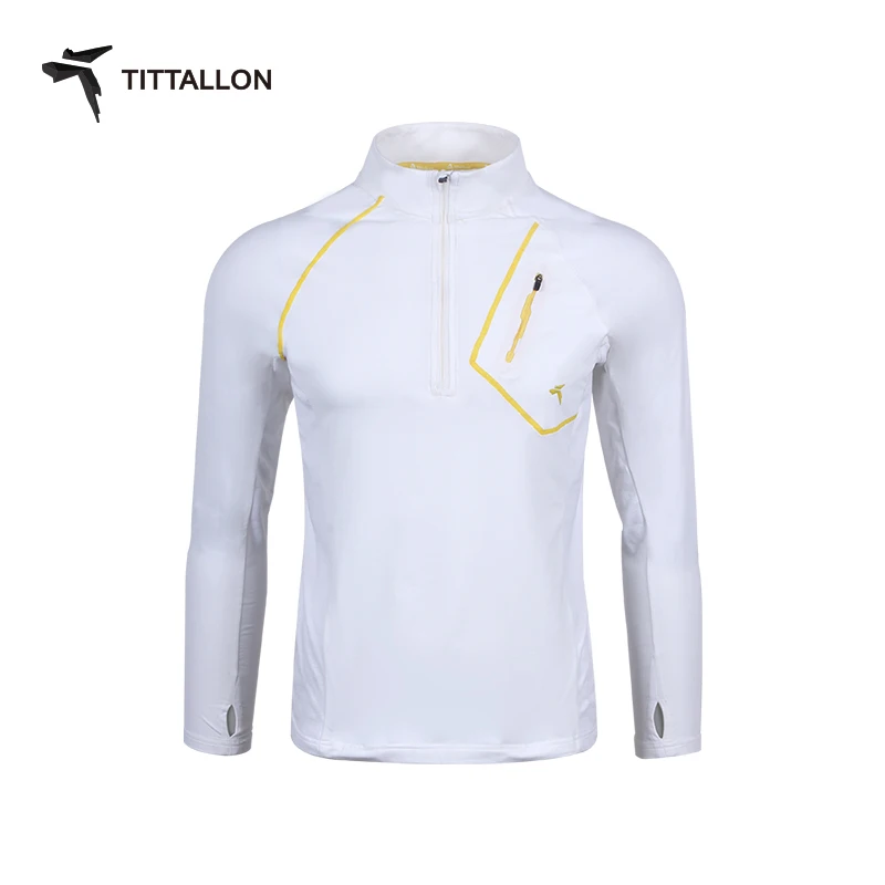 OEM теплая легкая дышащая быстросохнущая Облегающая рубашка с длинным рукавом для мужчин