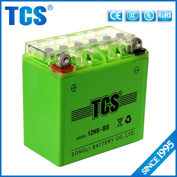 2015 electric motorcycle battery prices packaging 12v 9ah motorcycle battery for motorcycle/scooter