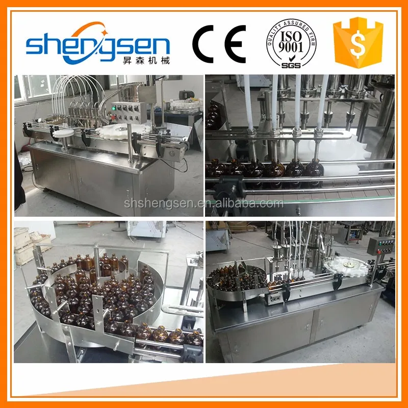 Производственная линия для дополнительного заполнения машина для вязкой жидкости