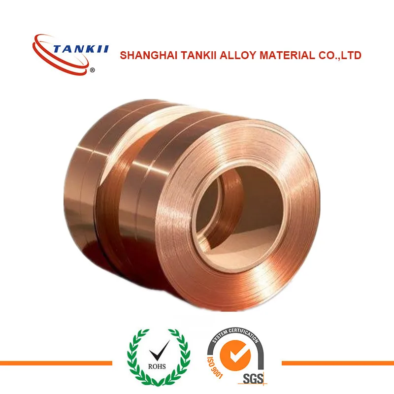  Лента из Бериллиевого медного сплава B25 используемая для контактных пружин