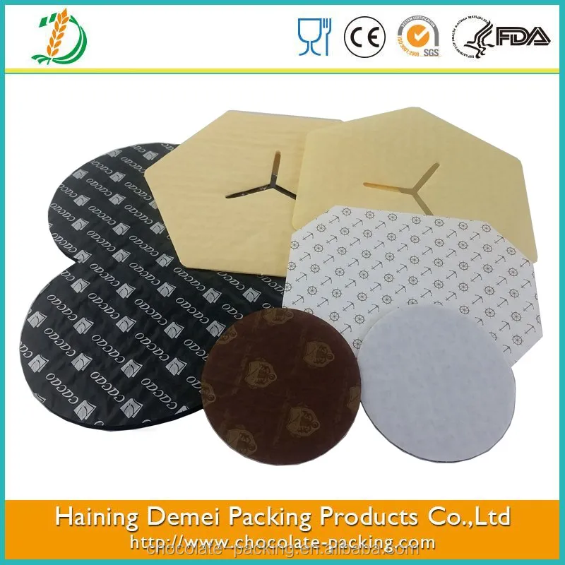 
high quality chocolate paper cushion pad cake baking factory supply directly 