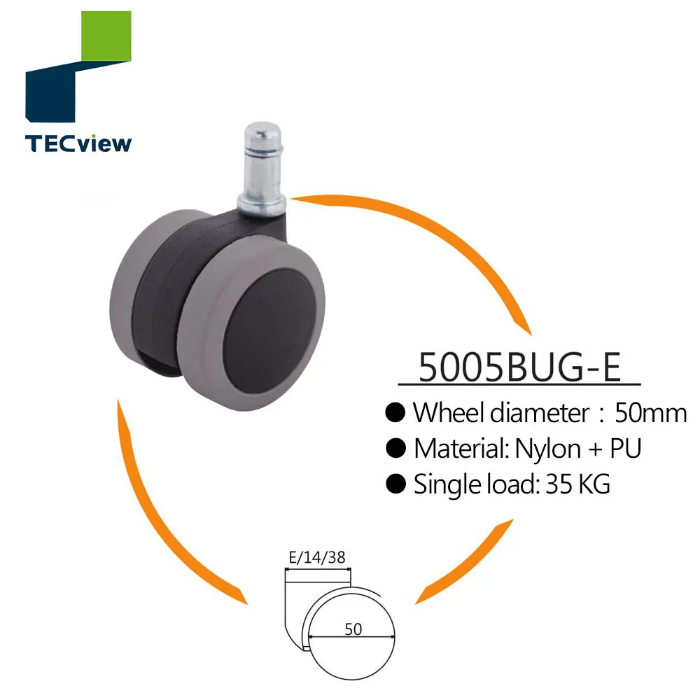 
2018 High quality office chair leg casters wheel 