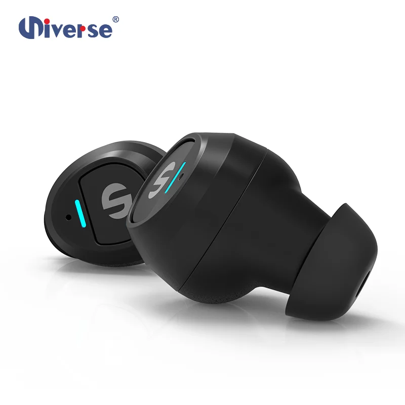 Беспроводная Bluetooth гарнитура громкой связи Bluetooth-наушники с микрофоном и регулятором громкости шумоподавлением