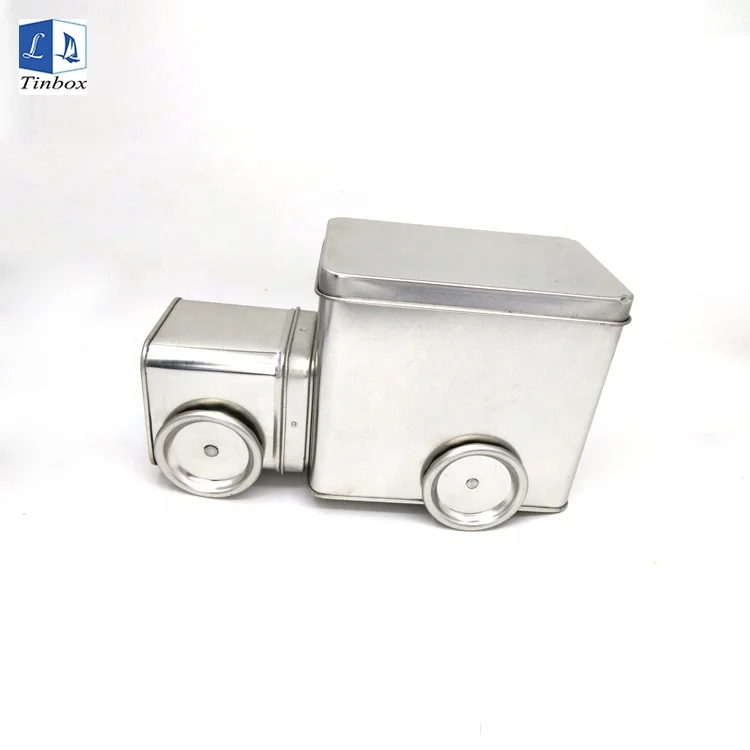 Cookies box  Container Metal Biscuit Car Shape Toy Car Tin Box empty tin can