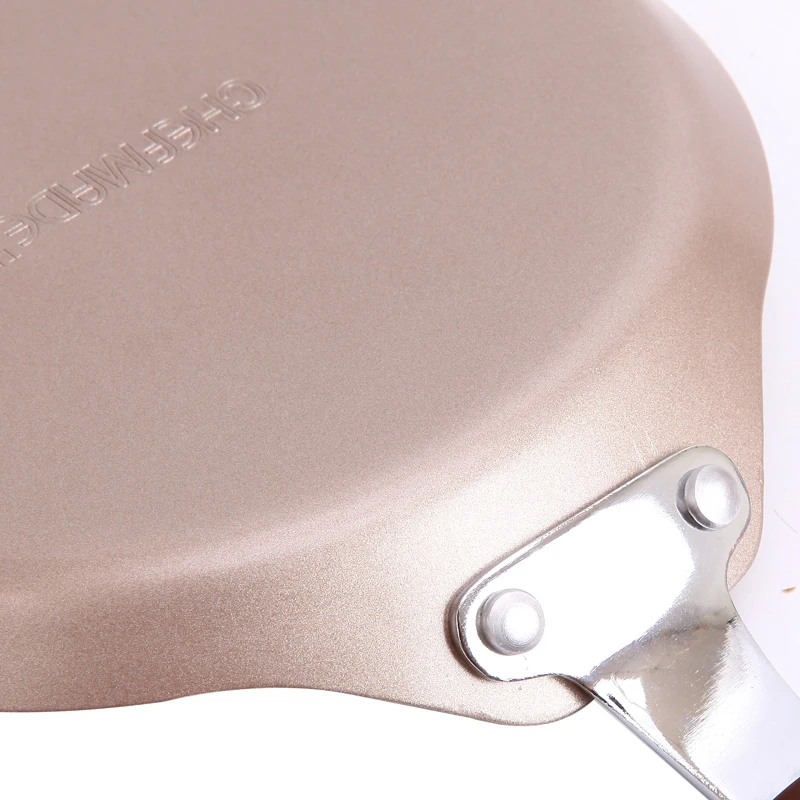 carbon steel bakeware 6 inch non-stick champagne gold crepe pan