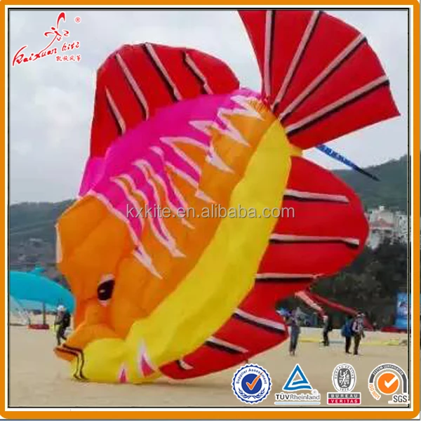 Large inflatable fish kite from weifang kite factory