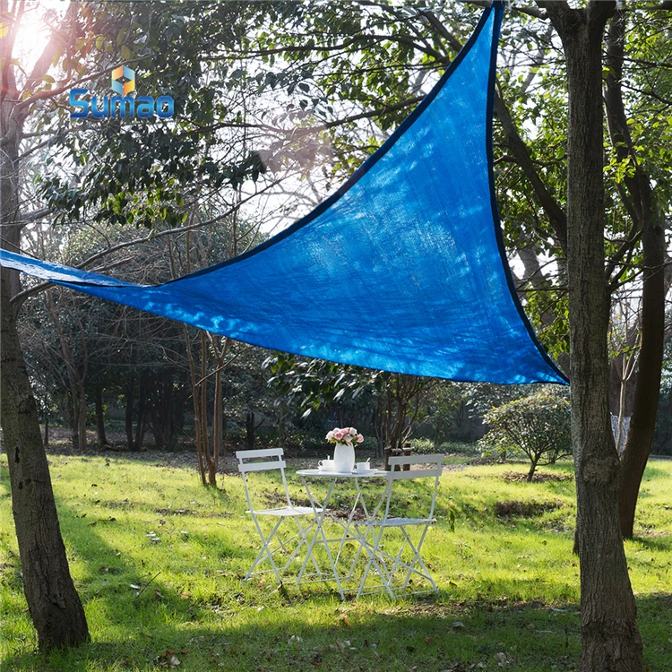 
Hot Sales HDPE Blue Color 4x6M Sun Shade Sail in stock Packing in Cartons 