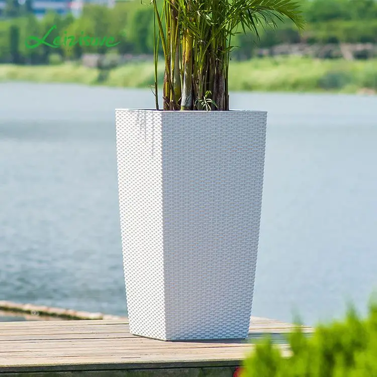 greenhouse rattan garden decoration artificial flowers home garden garden pots and planters concrete large tall vases