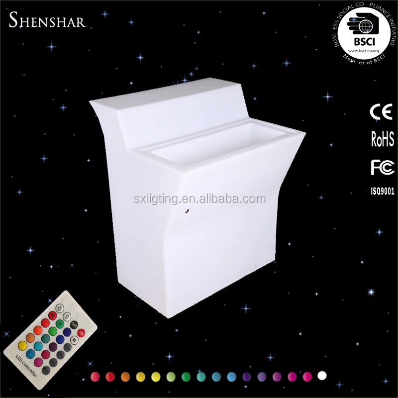
Cheap glowing bar furniture LED portable bars/LED counter top bar/Portable LED light bar counter 