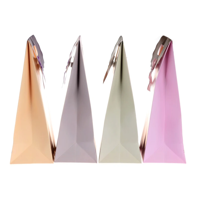 wedding handles printing pattern paper bag, Christmas gift bags without handles,candy bag packaging for shopping /gift