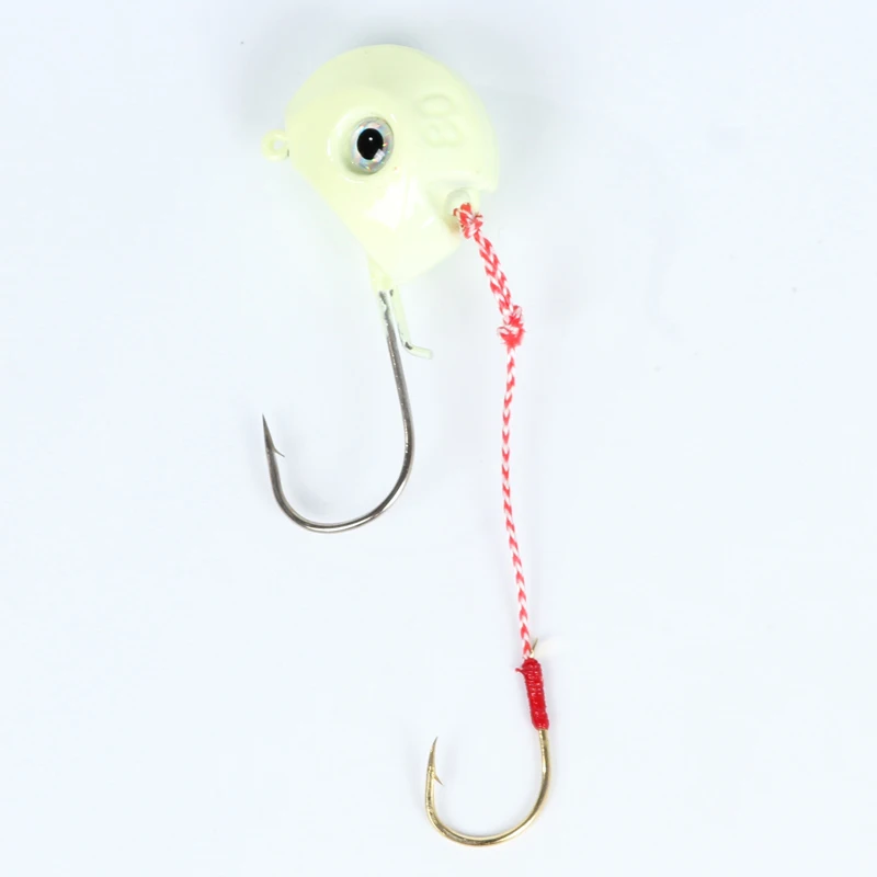 
ice fishing hook double mustad hook lead jig head tenya jig 