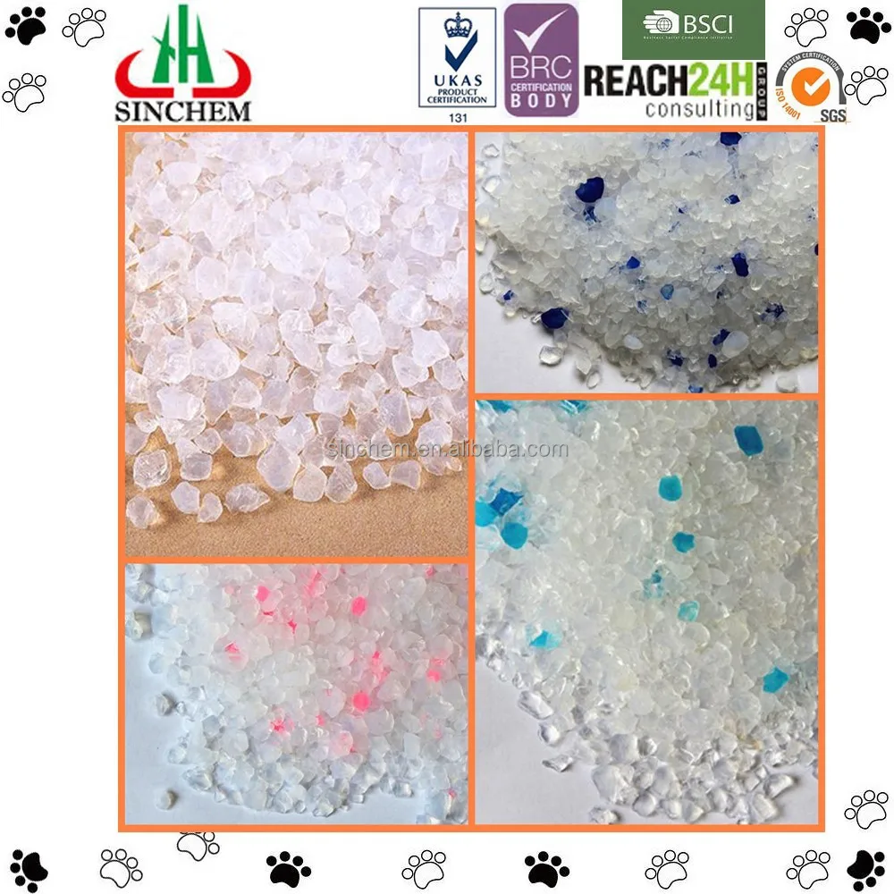 2015 ZOOMARK Silica gel cat litter /silitter