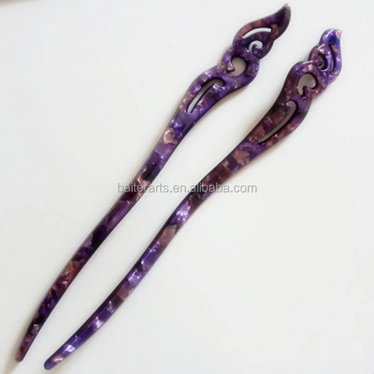 
Personalized Retro Hair Accessories Cellulose Acetate Acrylic Hair Pin Hair Stick For Women 