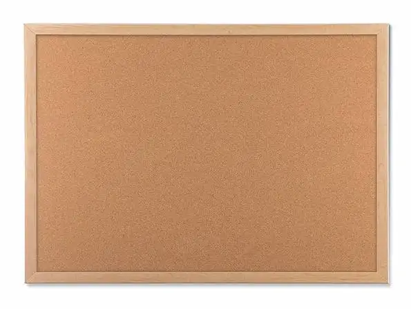 45x60cm Wood frame natural cork sheet cork notice board