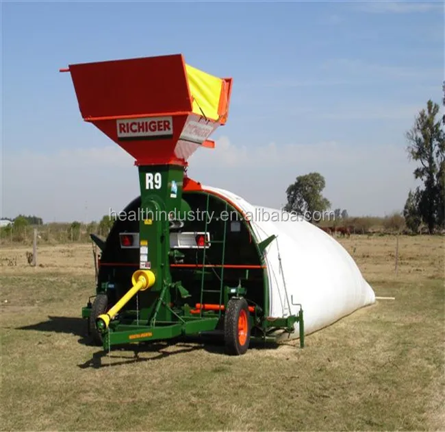 7ft x 70m x 230mic white/black grain silo bag for South American market