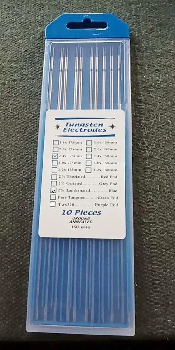 WL20 Welding 2.4 x 150mm Thoriated Tungsten for TIG welding best price