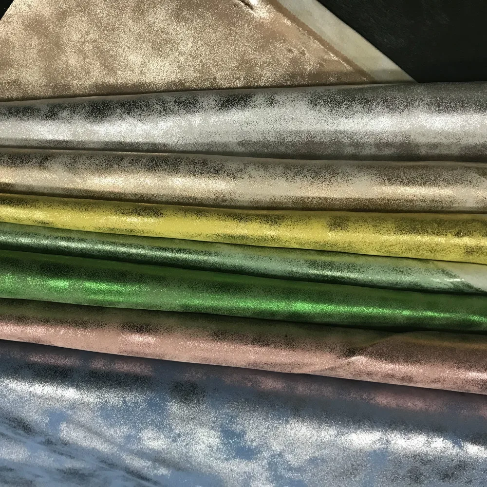 
2018 colorful pu coated leather for making shoes and bags 