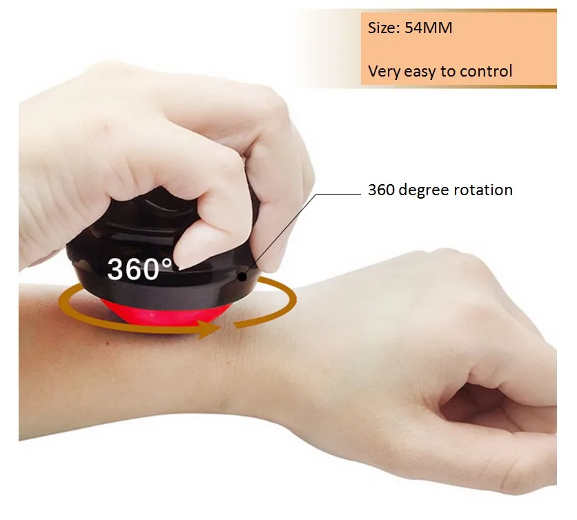 5.4CM Therapy Relaxation Roller Massager Pain Relief Body Secrets Resin Massage Roller Relax Ball