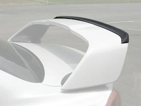 for Mitsubishi EVO 10 Carbon Gurney Flap Spoiler add on Rear Wing