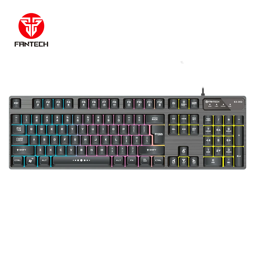 
Newest Stock Wired Gaming mouse and keyboard Combo KX-302 Fantech with software for computer games 