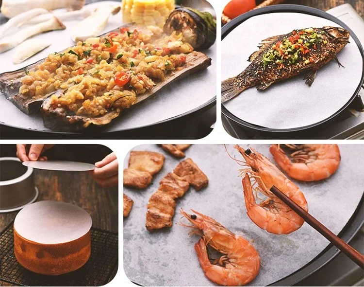 
Double-side silicone coated Greaseproof paper Non-stick oven liner baking paper Baking Double-sided Silicone Paper 