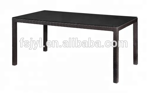 Popular outdoor rattan furniture dining set for garden home used