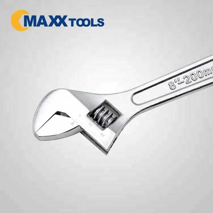adjustable spanner wrench carbon steel with micro-nickel plated