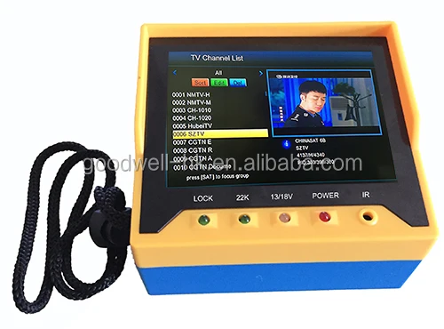 Лучшие приборы для тестирования спутникового телевидения 3,5 дюйма, Ручной цифровой ТВ, спутниковый искатель, спутниковый искатель с низкой ценой для рынка Ближнего Востока