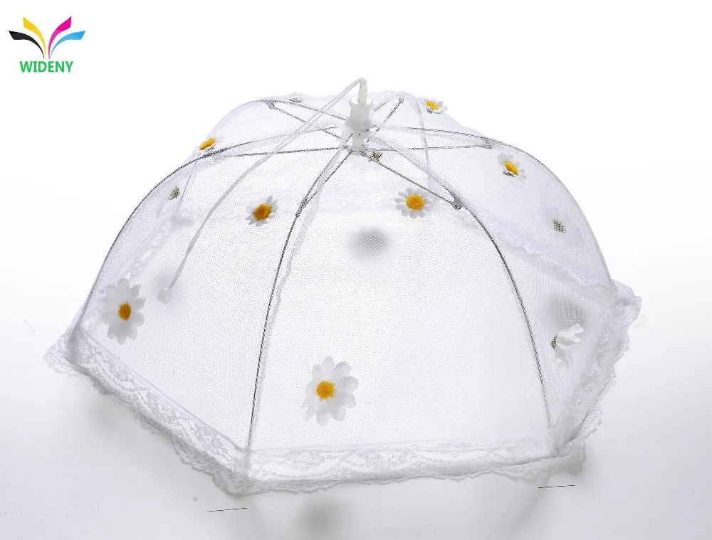Home Kitchen Outdoor Decorative Fly Net Round  Mesh Table Food Cover Tent