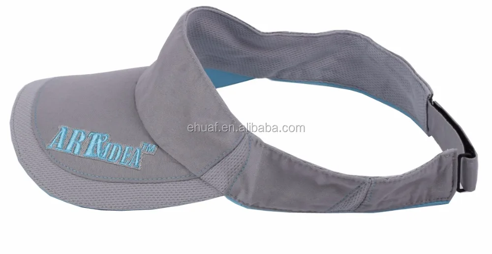 Adult summer spring soft grid sun visor with moisture wicking sweatband sun hat