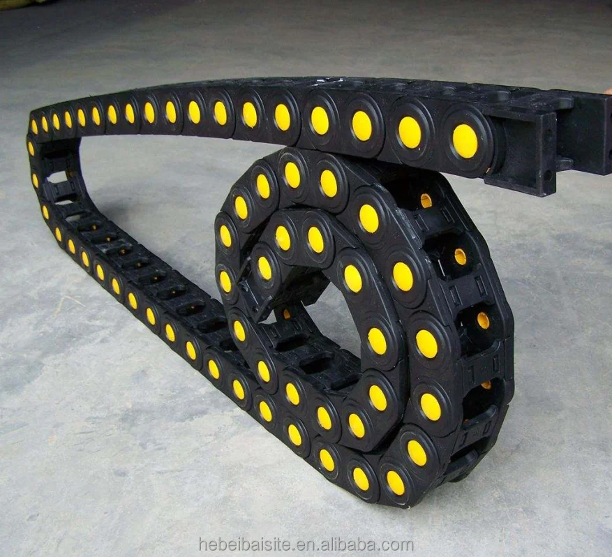 56 series plastic nylon cable electric drag chain for CNC machine