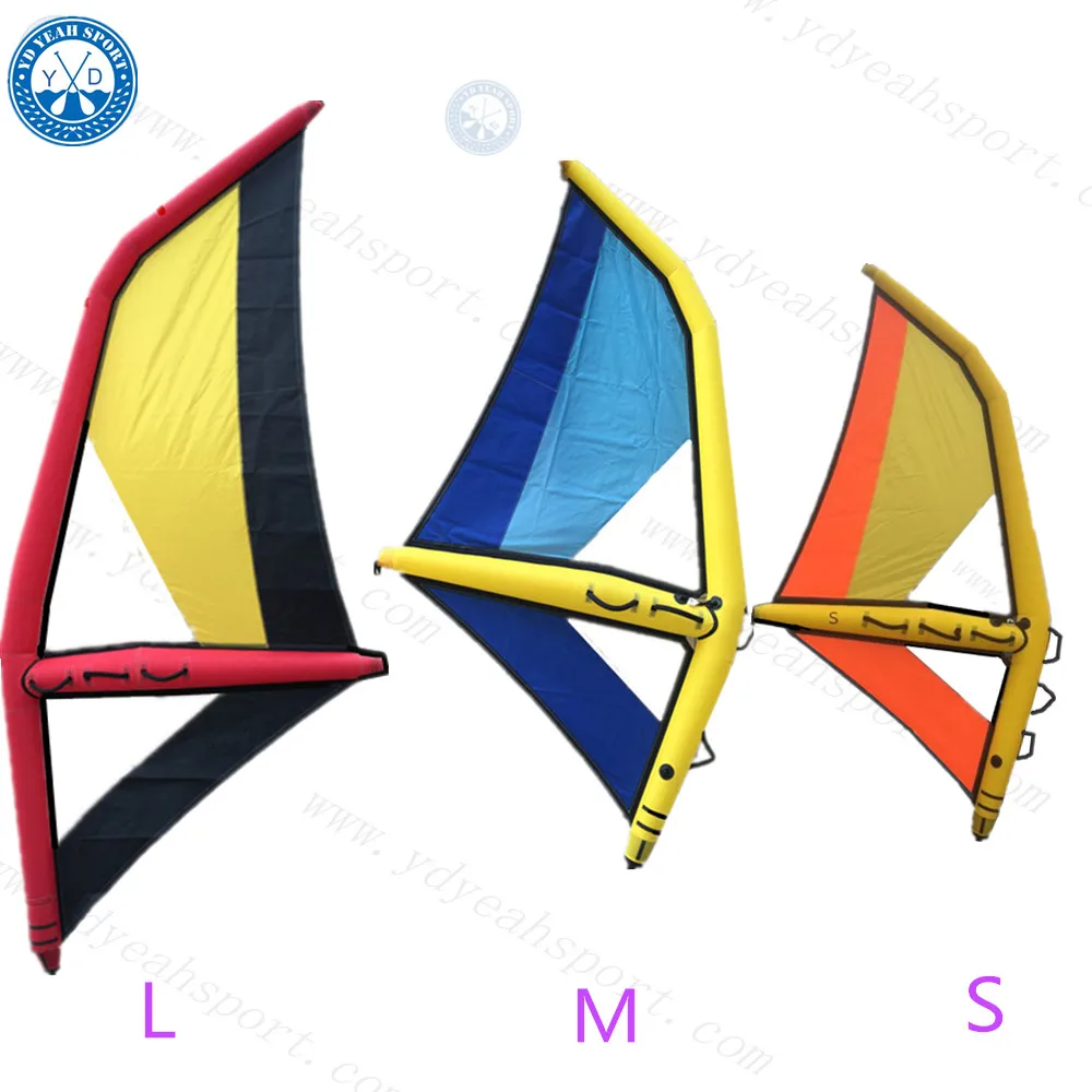 Inflatable windsurfing sail for all ages beginner wind surf wing sail