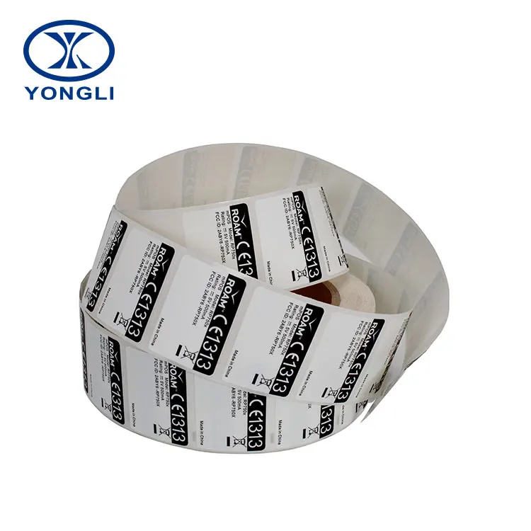 Custom Food Dissolvable Rolls Water Soluble Paper Label Pvc Sticker Roll For Bottles