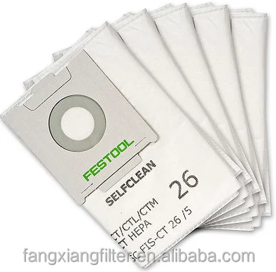 Best Prices Customization Self Clean Extractor Microfiber Vacuum Cleaner Dust Bag CTL36 Extractor bag