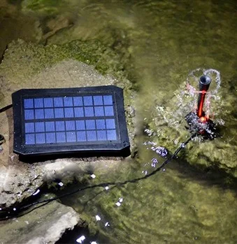 Solar Power Floating Water Pump / Garden Water Fountain / garden water pump solar power fountain